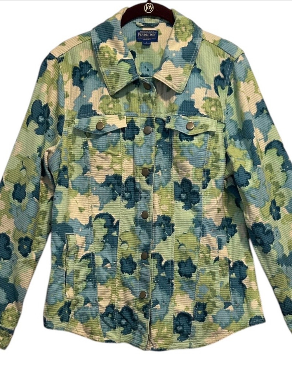 Pendleton Women's Floral Corduroy Jacket Large